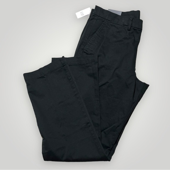 Gap Essential Khaki Straight Leg Black Pants 33”x32” - Picture 11 of 16